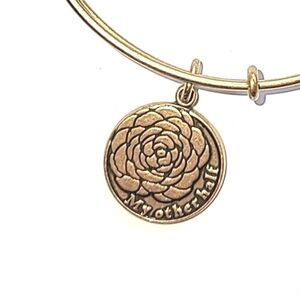 ALEX AND ANI "MY OTHER HALF" CHARM BANGLE BRACELET
